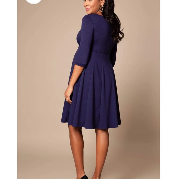 Tiffany Rose Maternity Dress Sienna Navy SALE - Picture 5 of 7
